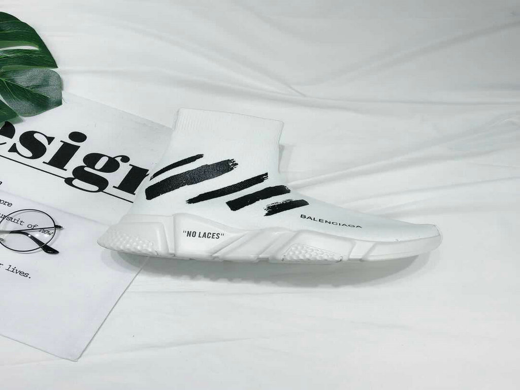 Retailmenot Coupon OFF WHITE x Balenciaga Speed Stretch Knit Mid Sneaker Balenciaga For Sale